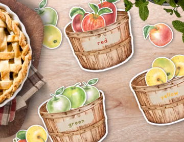 Apple Color Matching Game, Toddler Montessori Activity, Preschool Apple Math, Montessori Sorting, Homeschool Fall Activity, Apple Study