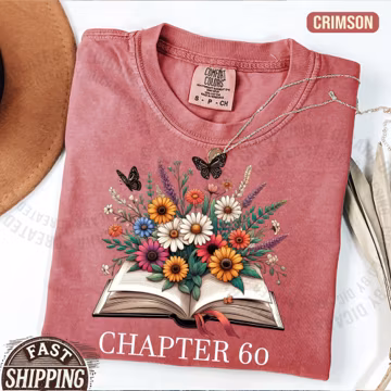 60th Birthday Floral T-Shirt: Vintage 1966 Turning Sixty Tee