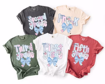 Back to School 4th Grade Shirt, Fourth Grade Tee, Boys Girls School Outfit, Elementary T-Shirt, Kids School Wear, Toddler Pre-K Outfit