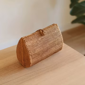 Bali Envelope Rattan Clutch, Cellphone Bag, Woman purse, Wicker Bag, Straw Bag, Ata Vine Handbag, Handmade in Bali