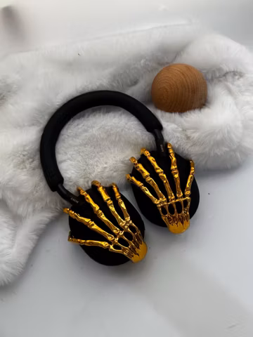 3D Printed 'Skeleton Hand' Headphone Attachment for Sony WH-1000XM5, Gamer Setup Gift