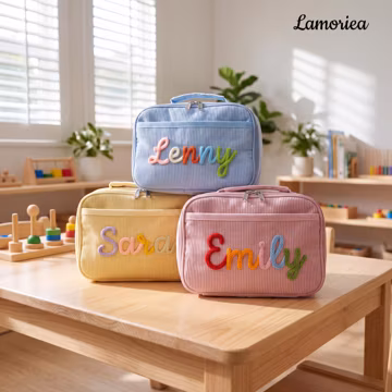 Personalized Kids Lunch Bag, Gifts for kids, Lunch Box Bag, Eco-friendly Bag, Back-to-school Bag, Gift for Girls, Gift for Son, Gift for Boy
