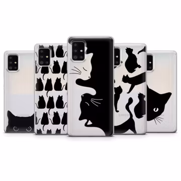 Black Cat Phone Case fit Samsung S26 Ultra, S25 FE, S24, Samsung S23, S22, Samsung Galaxy A57, A56, A55, Samsung A37, A36, A35, A17, A16