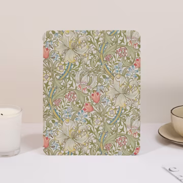 Retro Flower iPad Case,iPad Case with Pen Slot,iPad Air 5 iPad 10 10.9" 2022 iPad Pro 12.9'' 2021 Pro 11" 2022 iPad mini 6 Case,iPad Cover