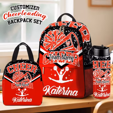 Custom Cheer Backpack- Personalized Cheerleader Name Cheer Team Cheerleading School Bag