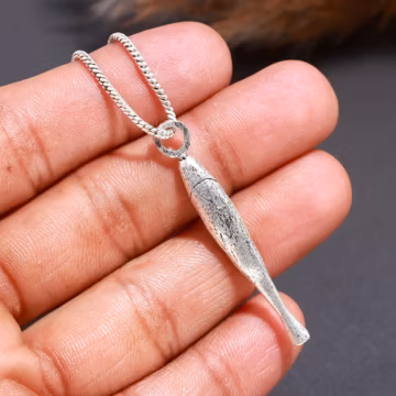 Sardine Fish 925 Sterling Silver Pendant Necklace \ Handcrafted Dainty Minimalist Ocean Jewelry Gift