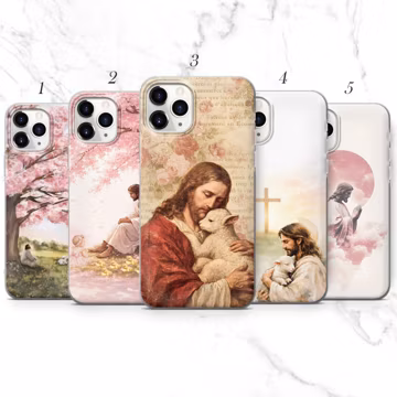Jesus Phone Case Bible Verse Christian Cover Fit for iPhone 17Pro, 16, 15, 14, 13, 12, Samsung S26, S25, S24, S23Fe, A16, A56,Pixel 10, 9Pro