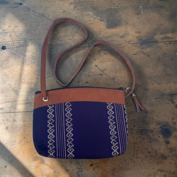 Handcrafted crossbody bag, made in Guatemala, artisanal bag, one of a kind