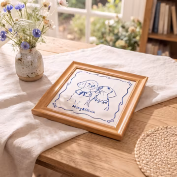 Custom Embroidered Pet Memorial Gift, Dog Remembrance Frame, Pet Loss Sympathy Keepsake, Rainbow Bridge Gift, Cat Passing Away Present