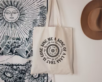 Sing Me a Song Tote Bag, ClaireTote Bag, Outlander Book Series, Jamie Fraser Tote Bag, Fraser Ridge Clan, Outlander Tv Series , Sassenach