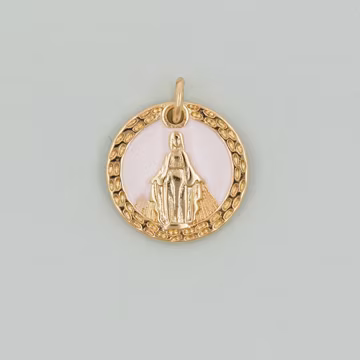 Gold virgin mary Charms,18K Gold Filled virgin mary Pendant,virgin mary Charm Bracelet Necklace for DIY Jewelry Making Supply