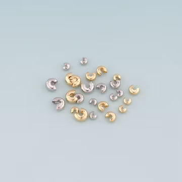 20pcs 18K Gold Filled Cover Beads ,Positioning Beads for DIY Jewelry Making Supply