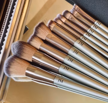 Personalised Makeup Brushes with your choice of carry case