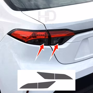 HDUSA Fits Toyota Corolla Sedan 2020-2026 Tail Light Rear Precut Dark Vinyl Tint Decals Transparent Blacked out Overlay 2020 2021 2022 2023