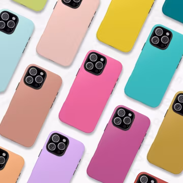 Solid Color iPhone Case 17 16 15 14 13 Pro Max, Choose from Snap, Tough, MagSafe
