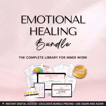 Everything You Need for Emotional Healing: Complete Workbook Bundle (PDF)