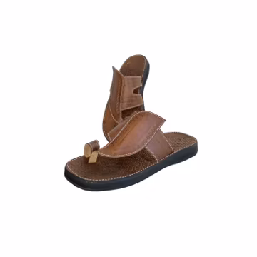 Sandales Homme Cuir Artisanal Marocain – Fait Main en Cuir Véritable Pleine Fleur – Style Minimaliste Chic – Confort Été Optimal