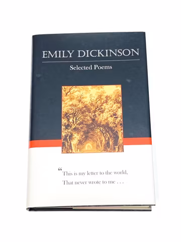 Emily Dickinson - Selected Poems - Vintage Hardcover Poetry Book - Very Good Condition