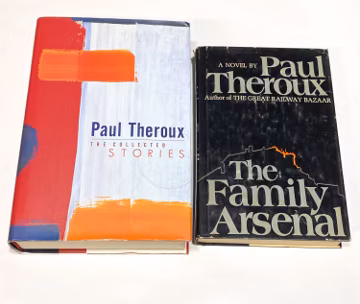 Paul Theroux Masterpieces - 'The Family Arsenal' & 'The Collected Stories' Bundle - Hardcover Book Lot of 2 - Pre Owned Used - Very Good