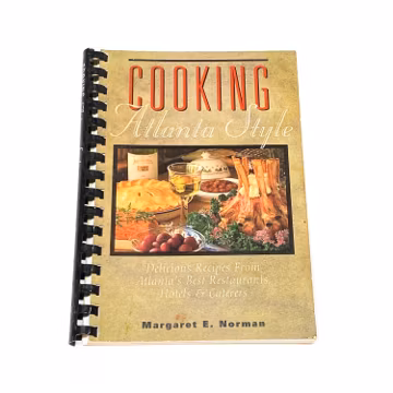 Used Cookbook - Vintage - Cooking Atlanta Style Restaurants Hotels Caterer Spiral Bound Recipe Book - PreOwned Good Condition Cook Book