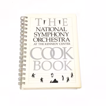Vintage - The National Symphony Orchestra Kennedy Center Cook Book Spiral Bound Recipe Book - PreOwned Good Condition Cook Book
