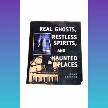 Real Ghosts and Haunted Places by Brad Steiger, Vintage Paperback