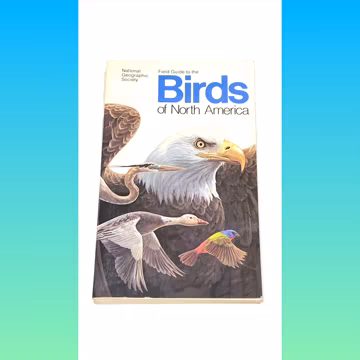 Field Guide to Birds of North America - National Geographic Society - Reference Book - Vintage Paperback Book - Very Good Condition