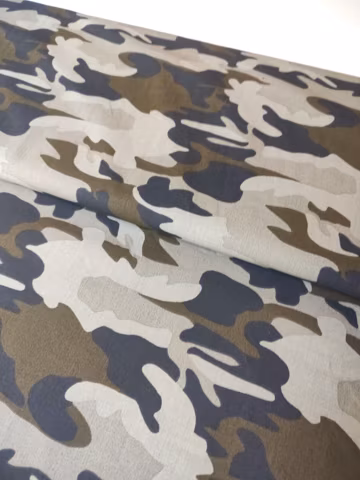 100% Cotton Camouflage Fabric, Army Camo Print Fabric for Sewing, Quilting, Crafts, Clothing
