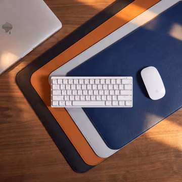 Custom Leather Desk Mat: Waterproof Mouse & Keyboard Pad,Large Mouse Pad, Personalized Gift, Boys Gift, Back to School, Boyfriend Gift