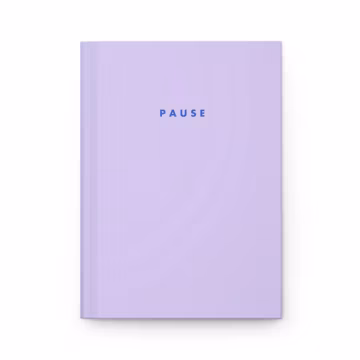 Pause Gratitude Journal Prayer Simple Cover Journal For Thoughts Diary Lined Notebook Mindfulness and Meditation Notebook for Reflection
