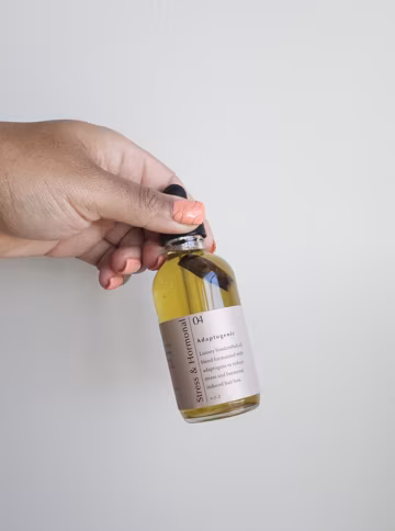STRESS Blend Adaptogenic Hair Growth Oil for Physical + Emotional Stress / DHT Blocking/ Menopausal/ Shedding /Excessive Hair Fall/