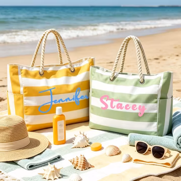 XXL Beach Bag,Personalized Waterproof Zipper Bag for Women,Bridesmaid Tote Bag,Mothers day Gift for her,Custom Boat Bag,Birthday gift Women