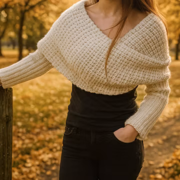 Crochet Sweater Scarf Pattern PDF Beginner Friendly Wrap Scarf Easy Crochet Shawl Tutorial Fall Winter Crochet Pattern Instant Download