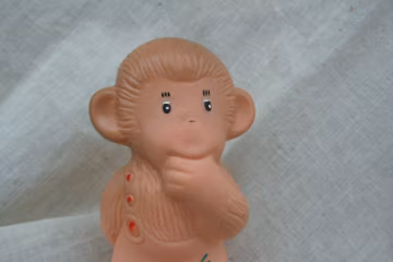 Rare vintage rubber toy from ussr- MONKEY.