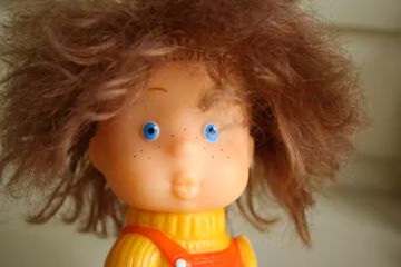 Vintage soviet rubber toy Ponchik from 80's