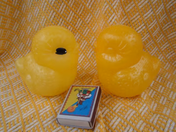 Vintage soviet plastic toy CHICKEN for children or collection.
