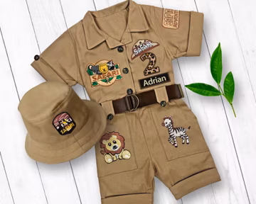 Safari Birthday-Scout Outfit Wild One Birthday-Two Wild Birthday-Girl Scout Party-Safari Nursery Decor-Halloween Costume