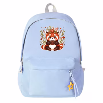Red Panda Backpack: Custom 14" Laptop Bag