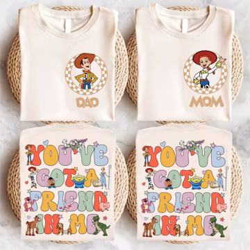 Toy Story Family Matching Shirt, Disney Custom Family Trip Shirt, Buzz Lightyear Boy Shirt, Woody Dad T-shirt, Jessie Mom Shirt