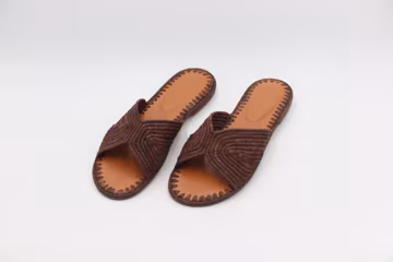 Women Raffia Sandals, Handmade Moroccan Sandals, Woven Summer Shoes, Natural Raffia Slip On Sandals, Lightweight Beach Footwear