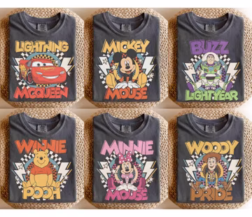 Retro Comfort Colors Mickey and Friends Shirt, Disney Family Trrip Shirt, Disney Trip 2026 Shirt, Walt Disney World Shirt, Disneyland Shirt