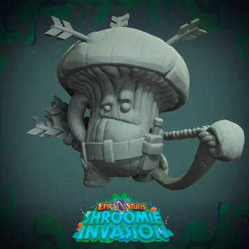 Shroomies | Unpainted Resin Miniature for DnD RPG Tabletop