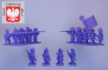 Mercenary Army - Handgunners - Revolution - Detailed Miniatures
