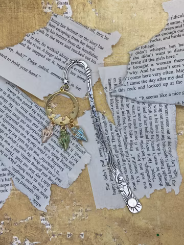 Handmade Shell Bookmark