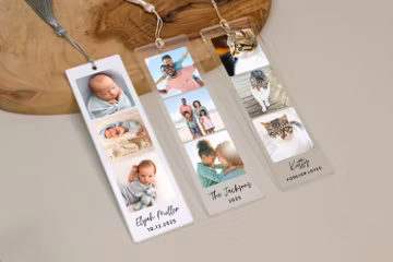 Personalized Photo Bookmark: Custom Gift for Families, Friends, Book Lovers, Readers