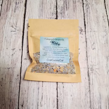Tidepool Granola - Homemade Hermit Crab Food - Balanced Meal