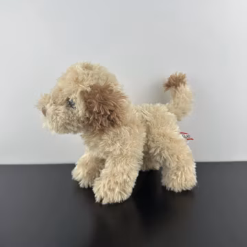 Douglas Cuddle Toys Rare Biscuit Cavapoo Cavoodle Brown Cream Puppy Dog 8” #3975 Realistic Plush Stuffed Animal Vintage Collectible