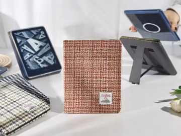 Fabric magnetic e-book case made from harris tweed cloth for kindle 6" 2024,paperwhite 12th 11th gen,colorsoft 2024,kindle auto sleep wake