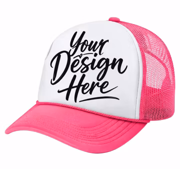 Custom Snapback Trucker Hat, Foam Front Mesh Back (Adjustable Fit)
