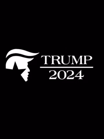 Trump 2024 Vinyl Decal: Holographic Car/Laptop Sticker